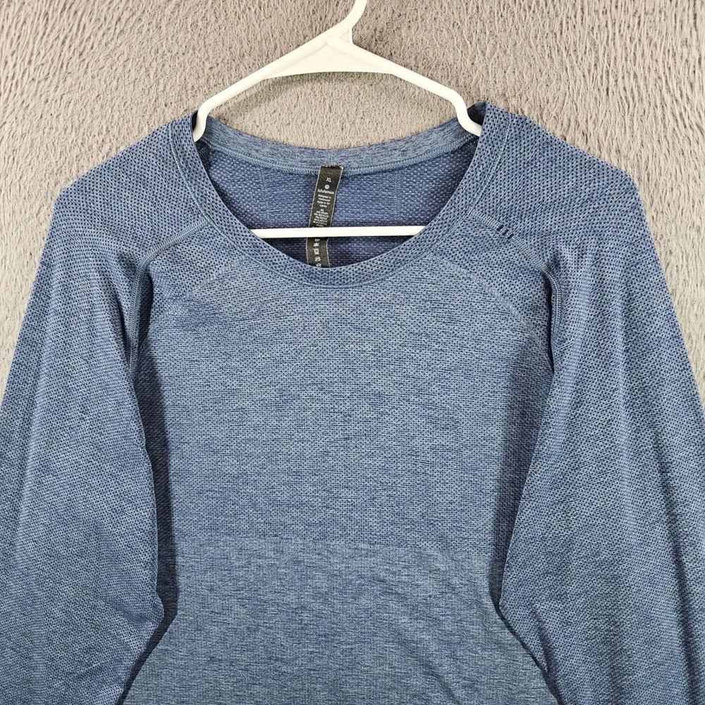Lululemon Metal Vent Tech Long Sleeve 2.0 Shirt Mens‎ XL Blue Heather Training